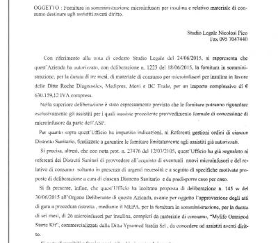 L' ASP Catania risponde al legale di AGD Sicilia